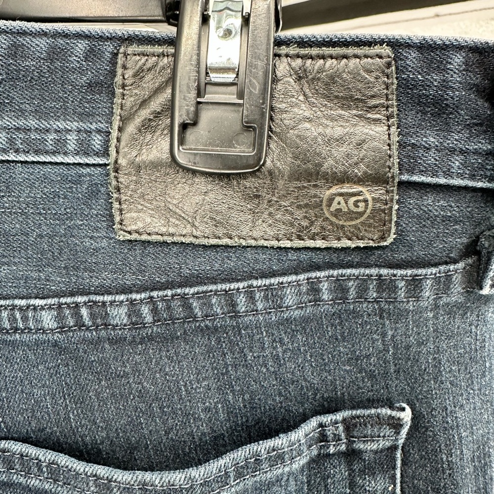AG Adriano Goldschmied Dark Wash Straight Jeans - Picture 3 of 11